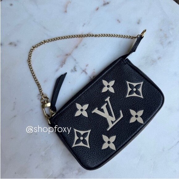 Louis Vuitton Monogram Empreinte Giant Bicolor Mini Pochette Accessoires - Picture 1 of 14